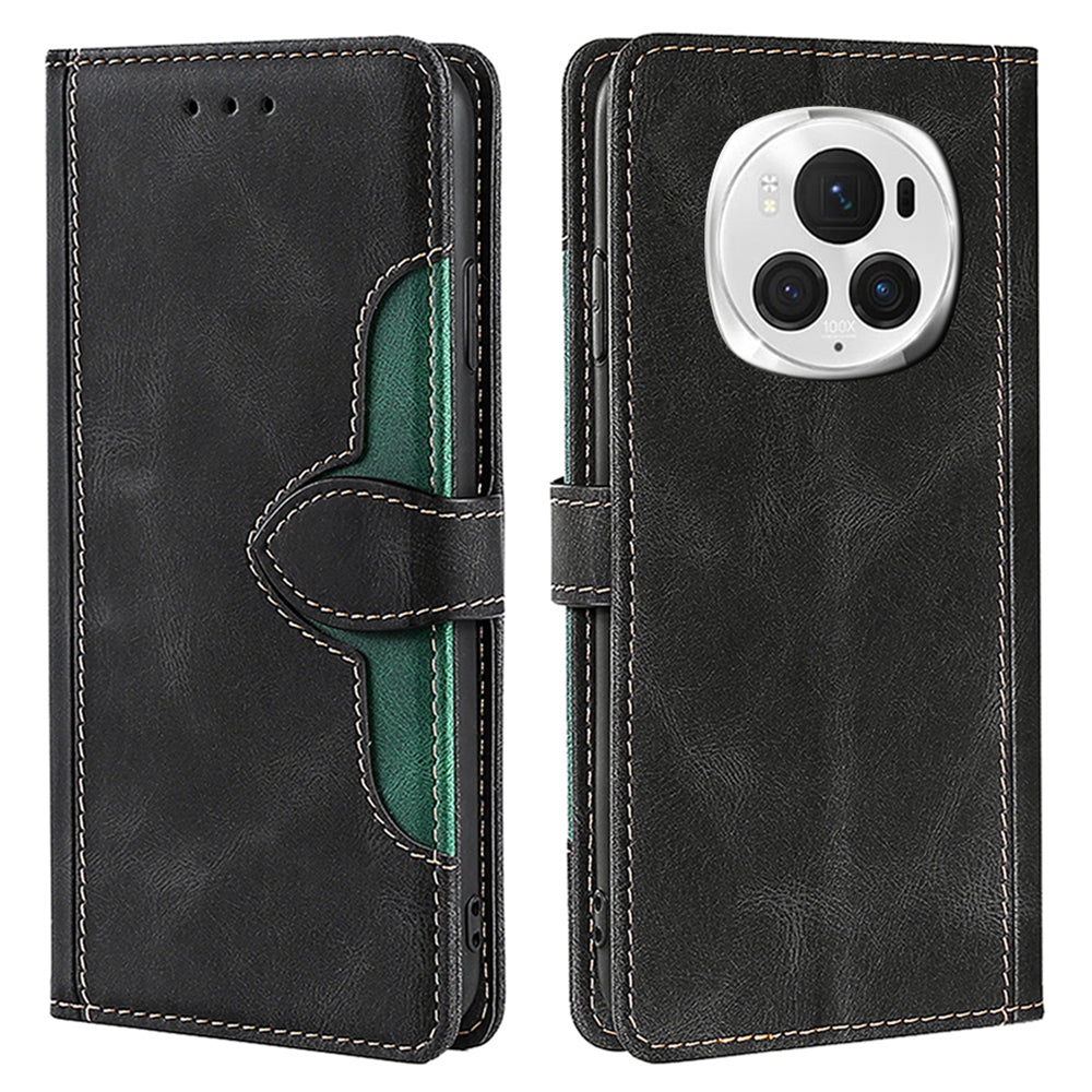 For Honor Magic6 Pro 5G Cell Phone Case Straw Hat Pattern Stand Wallet Leather Cover For Honor Magic6 Pro 5G Cell Phone Case Straw Hat Pattern Stand Wallet Leather Cover